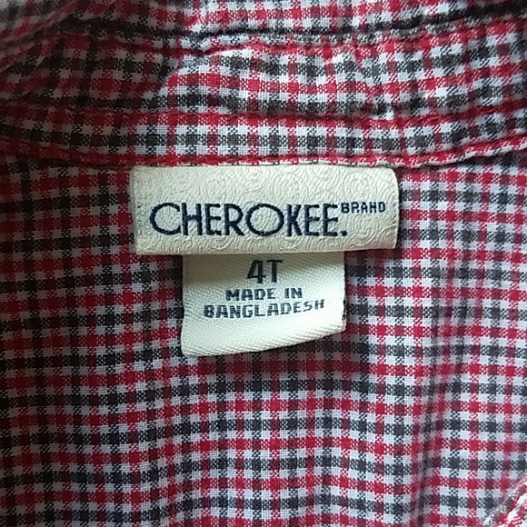 Cherokee boys button up long sleeve dress shirt - Picture 2 of 3